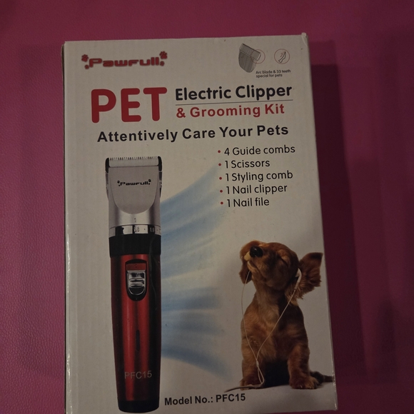 Red Small Pet Grooming Essentials - Picture 1 of 2